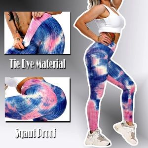 Tie Dye Booty Yoga High Waist Pants Leggings